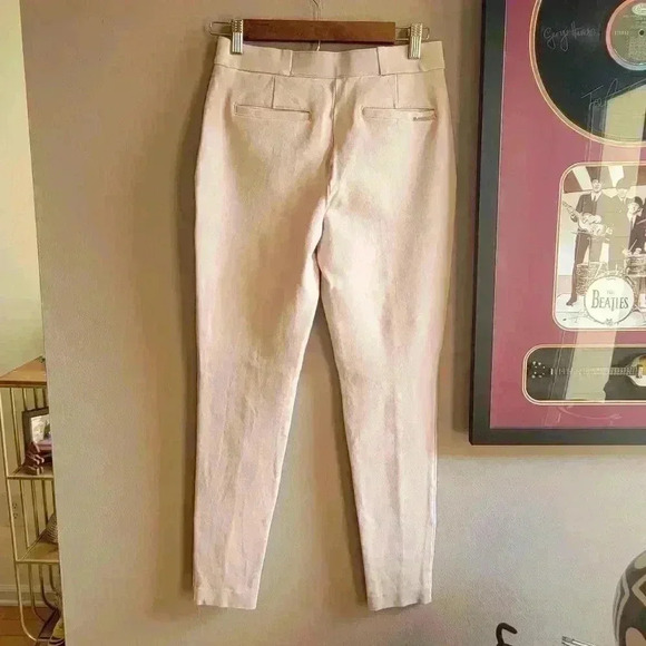 Anne Klein Women's Blush Pink Leggins / Pants Elastic Waist 28" Spandex - Picture 7 of 11